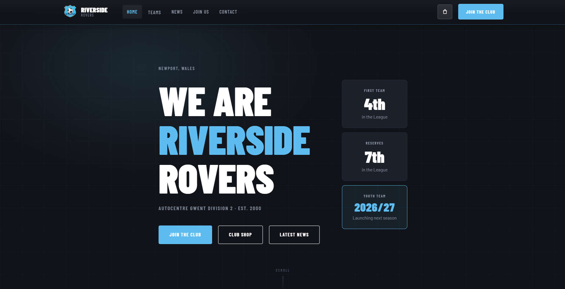 Riverside Rovers FC website